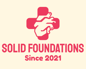 Medical Heart Cross logo
