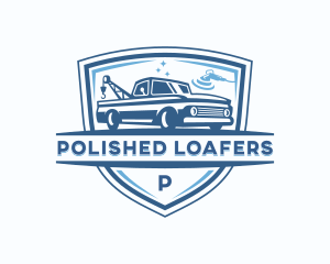 Tow Truck Polishing logo design