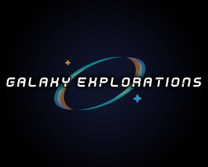 Space Orbit Galaxy logo design