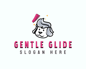  Pet Groomer Comb logo design