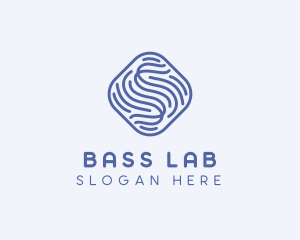 Waves Biotech Research logo design