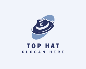 Fedora Hat Fashion logo design