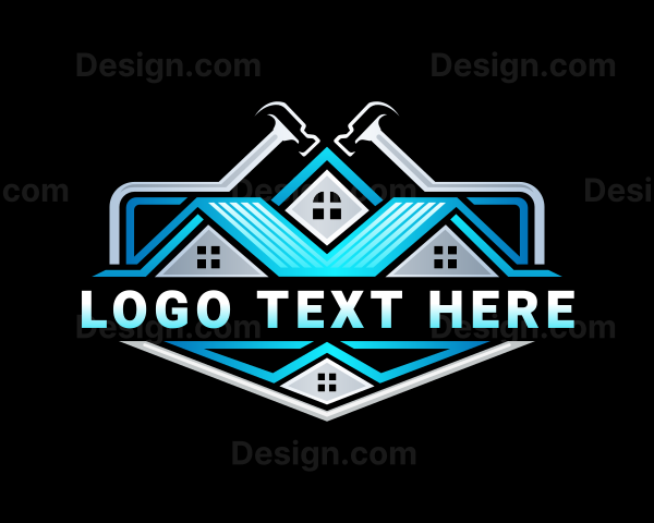 Construction Hammer Remodel Logo