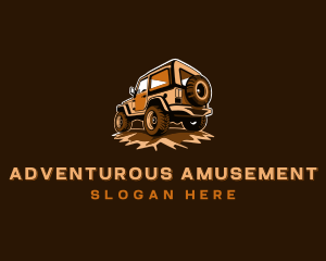 Adventure Driving Jeep logo design