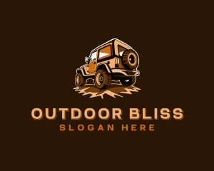 Adventure Driving Jeep logo design