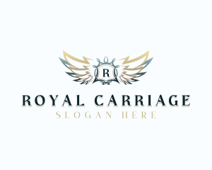 Royal Wings Monarchy logo design