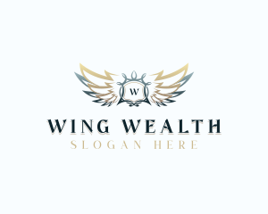 Royal Wings Monarchy logo design