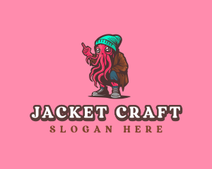 Kraken Punk Octopus logo