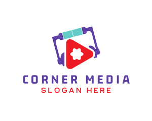 Media Player Application logo design