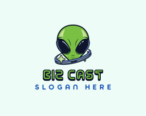 Cosmic Space Alien Logo