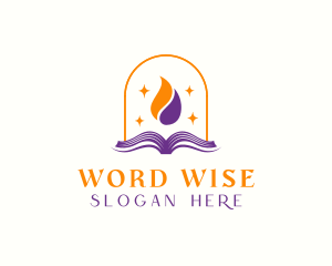 Flame Book Library logo
