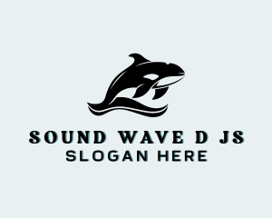 Orca Sea Animal logo