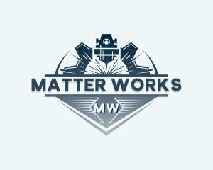 Mechanical Laser Machinery  logo design