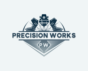 Mechanical Laser Machinery  logo design