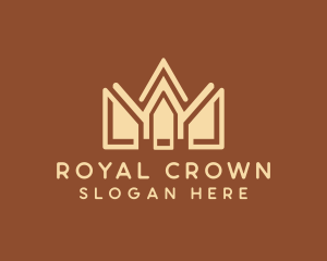 Real Estate Crown Investment logo design