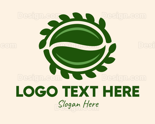 Green Seed Leaves Logo