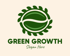 Green Seed Leaves logo design