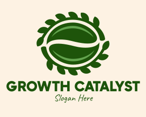 Green Seed Leaves logo design