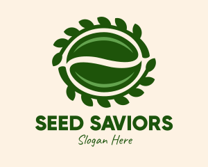 Green Seed Leaves logo design