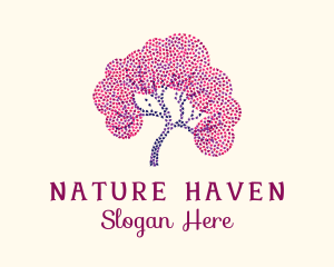 Elegant Natural Tree logo design