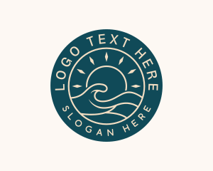 Ocean Tide Waves logo