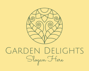 Summer Plant Garden logo design