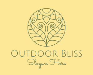 Summer Plant Garden logo design