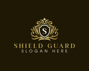 Royal Elegant Shield Crown logo design