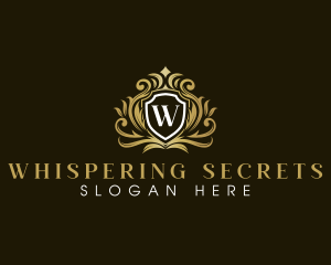 Royal Elegant Shield Crown logo design