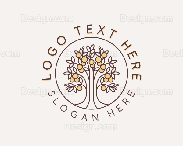 Garden Tree Planting Logo