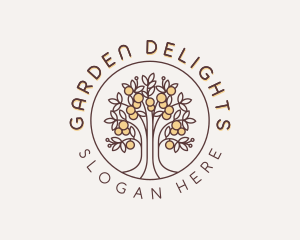 Garden Tree Planting logo design