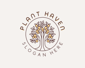 Garden Tree Planting logo design