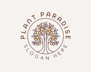 Garden Tree Planting logo design