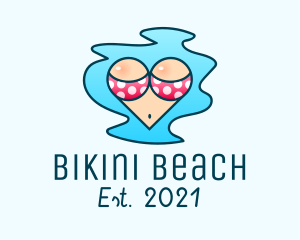 Heart Summer Swimsuit  logo design