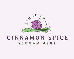 Onion Vegetable Crop logo design