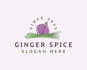 Onion Vegetable Crop logo design