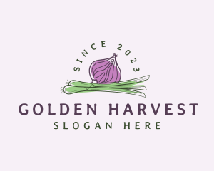 Onion Vegetable Crop logo design