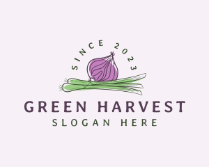 Onion Vegetable Crop logo design