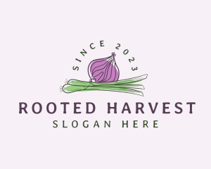 Onion Vegetable Crop logo design