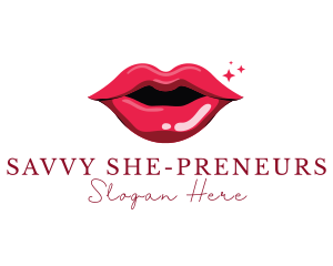 Sexy Red Lips logo design