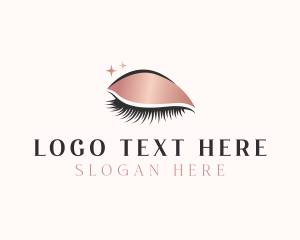 Beauty Cosmetic Lashes logo design