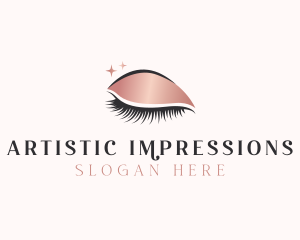 Beauty Cosmetic Lashes logo design