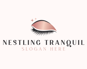 Beauty Cosmetic Lashes logo design