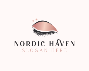 Beauty Cosmetic Lashes logo design