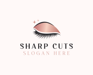 Beauty Cosmetic Lashes logo design