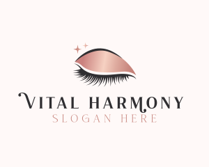 Beauty Cosmetic Lashes logo design