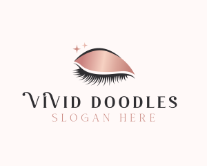 Beauty Cosmetic Lashes logo design