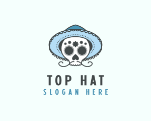 Mexican Hat Skull logo