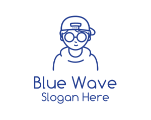 Blue Boy Monoline logo