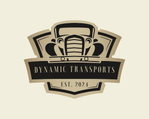 Vintage Car Transportation logo design